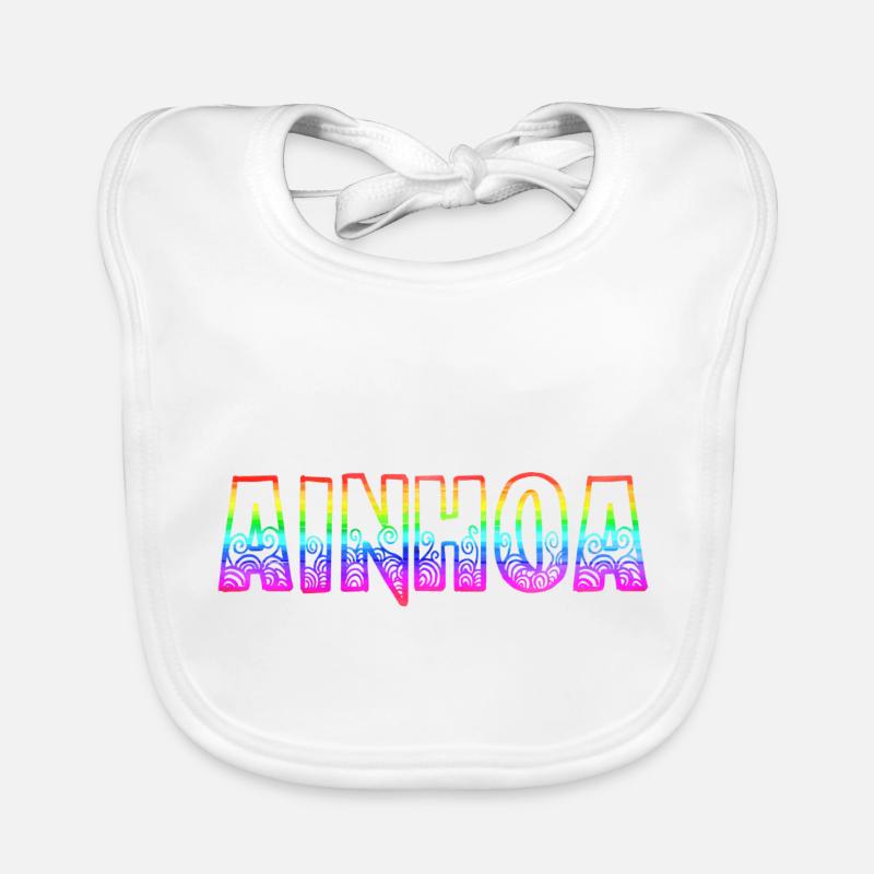 ainhoa rs regenbogen Baby Bio-Lätzchen