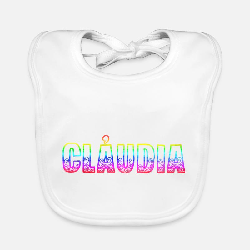 Claudia RS Arc-en-ciel Bavoir bio Bébé