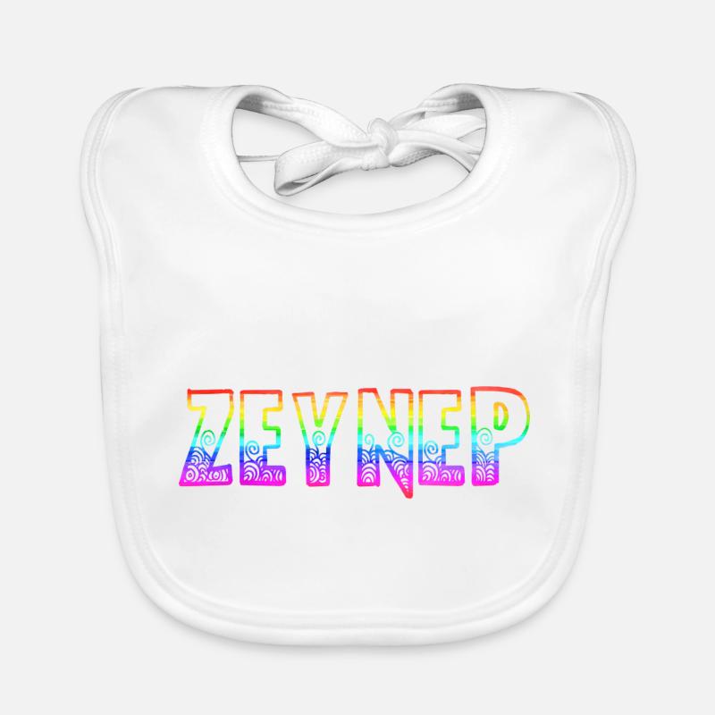 zeynep rs regenbogen Baby Bio-Lätzchen