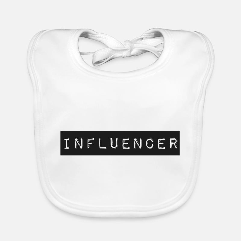 Influencer Boxlogo Baby Bio-Lätzchen