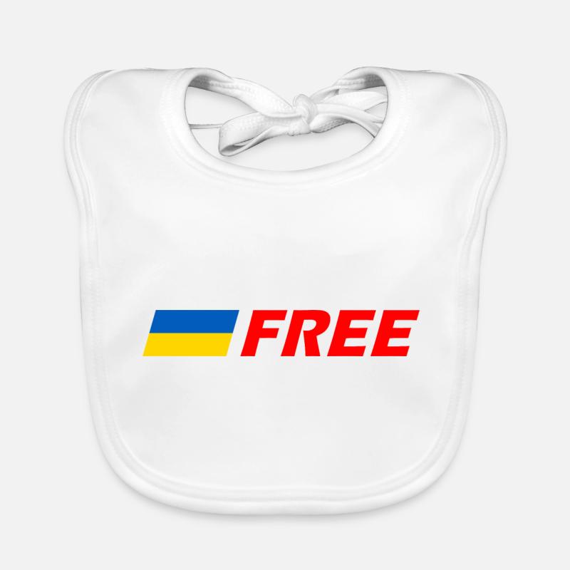 Ukraine Bavoir bio Bébé