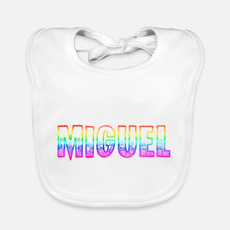miguel rs regenbogen Baby Bio-Lätzchen