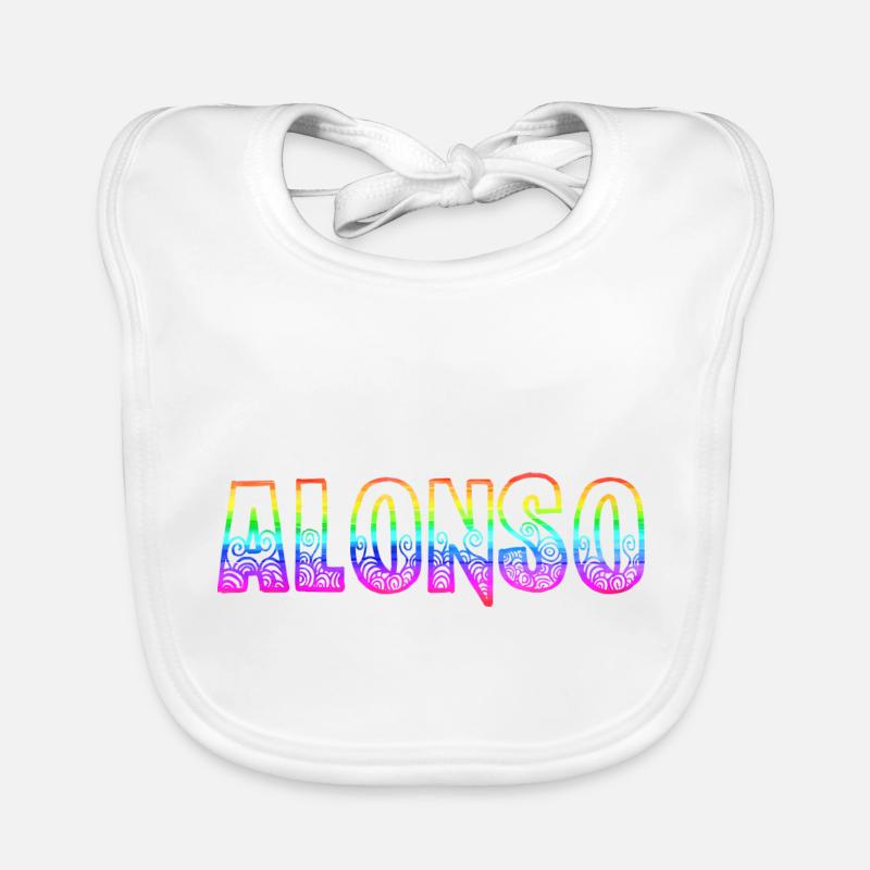 alonso rs regenbogen Baby Bio-Lätzchen