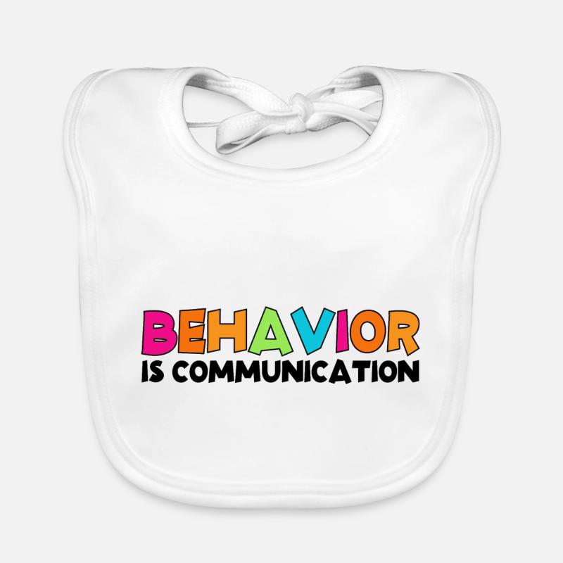 Behavior Is Communication 10 Organic Baby Bibs