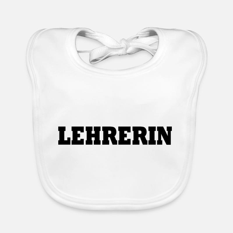 Lehrerin Baby Bio-Lätzchen