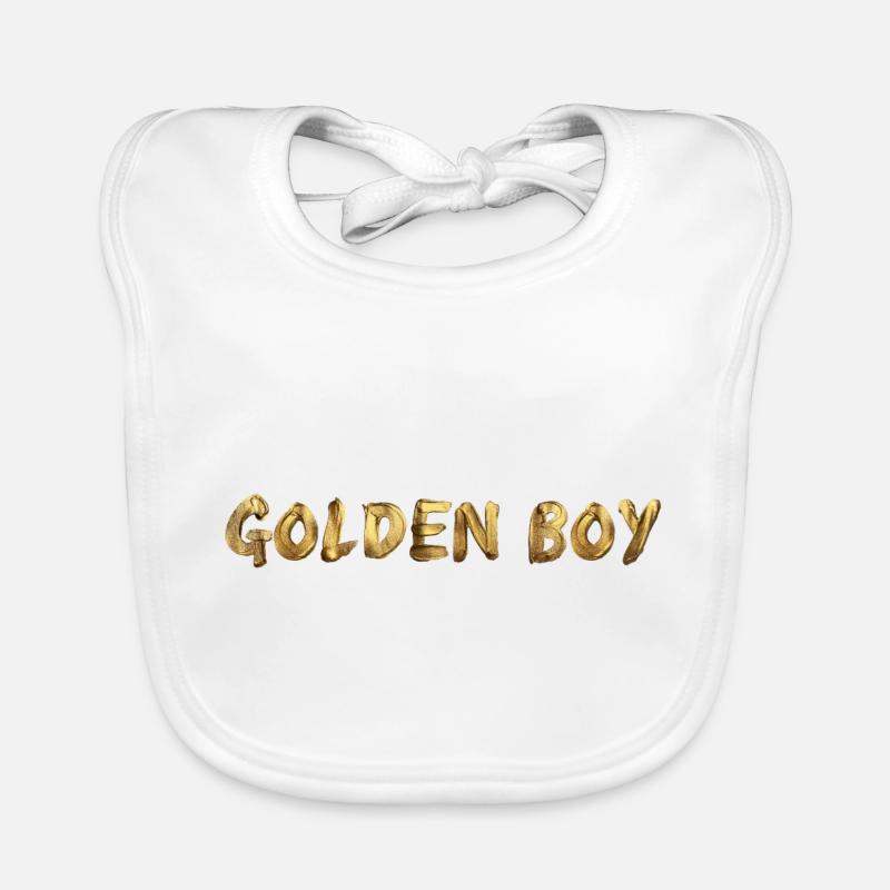 Garçon d’or Bavoir bio Bébé