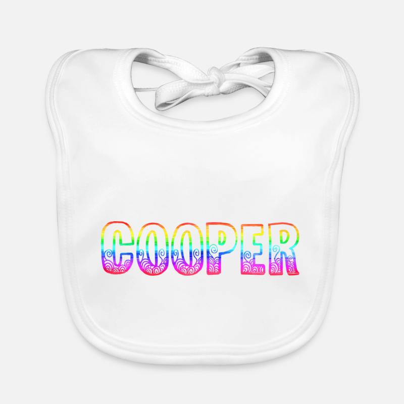 cooper rs rainbow Organic Baby Bibs