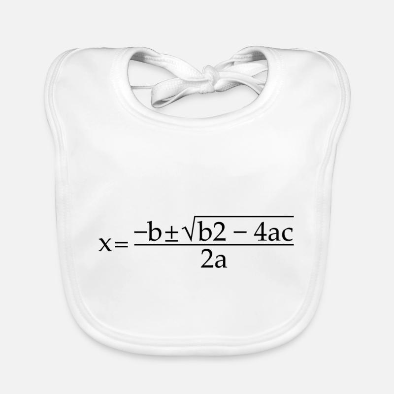 Quadratic Formula For Math Class 12 Organic Baby Bibs