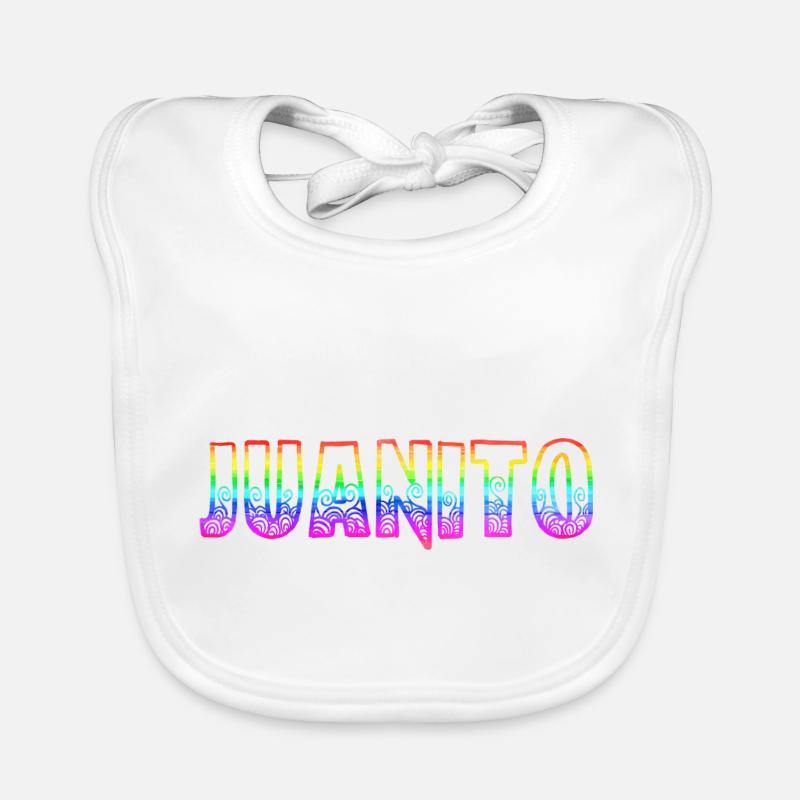 juanito rs regenbogen Baby Bio-Lätzchen