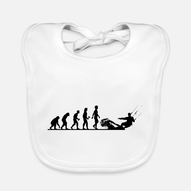 L’évolution vers le kitesurfeur Bavoir bio Bébé