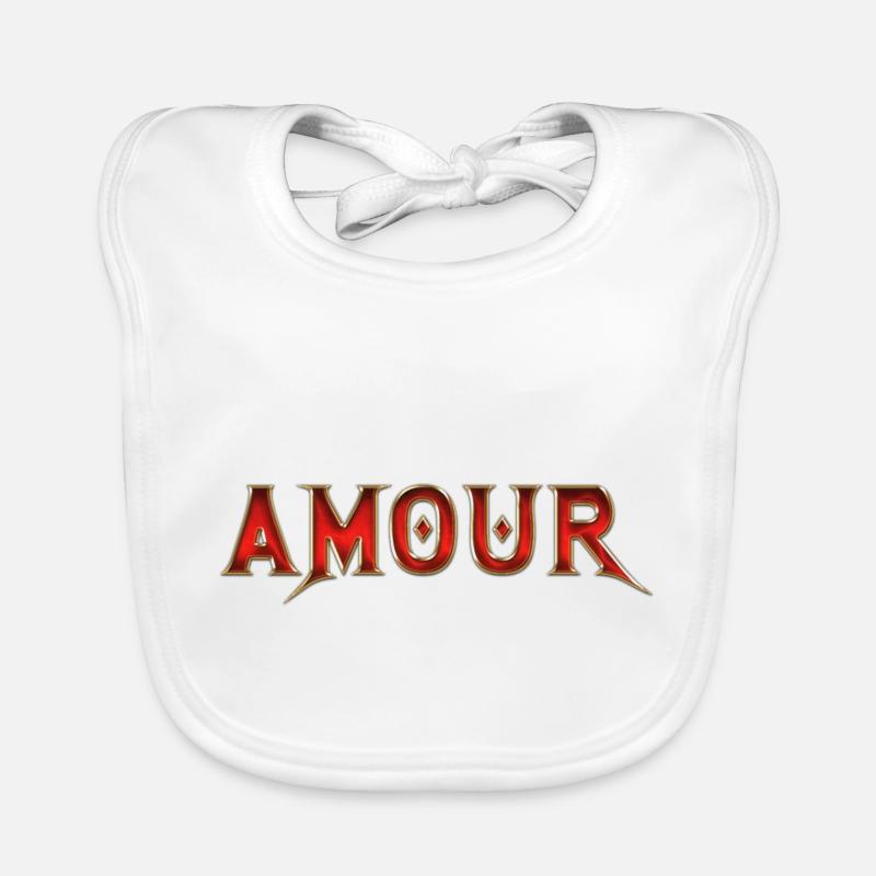 Amour Bavoir bio Bébé