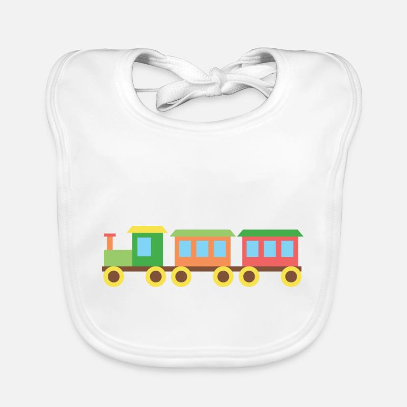 Toy train Organic Baby Bibs