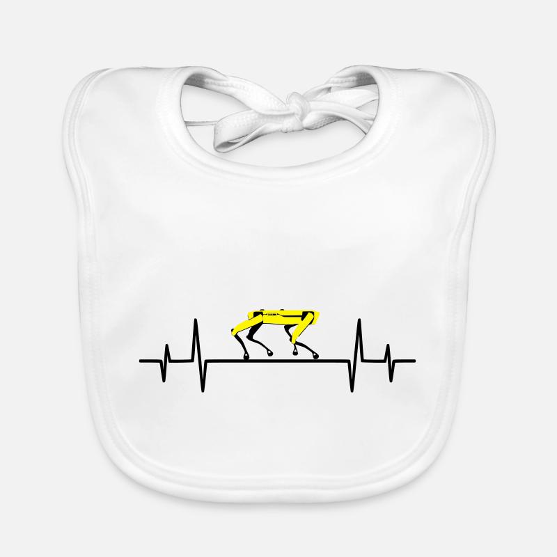 Heartbeat Spot Robot Dog Boston Dynamics Jaune Bavoir bio Bébé