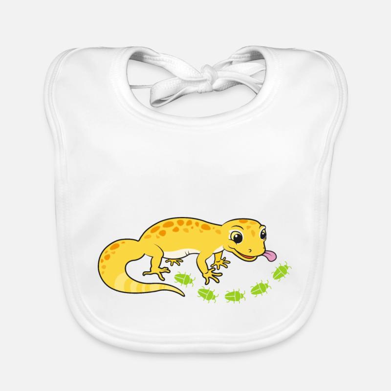 Lizard delicacies Organic Baby Bibs