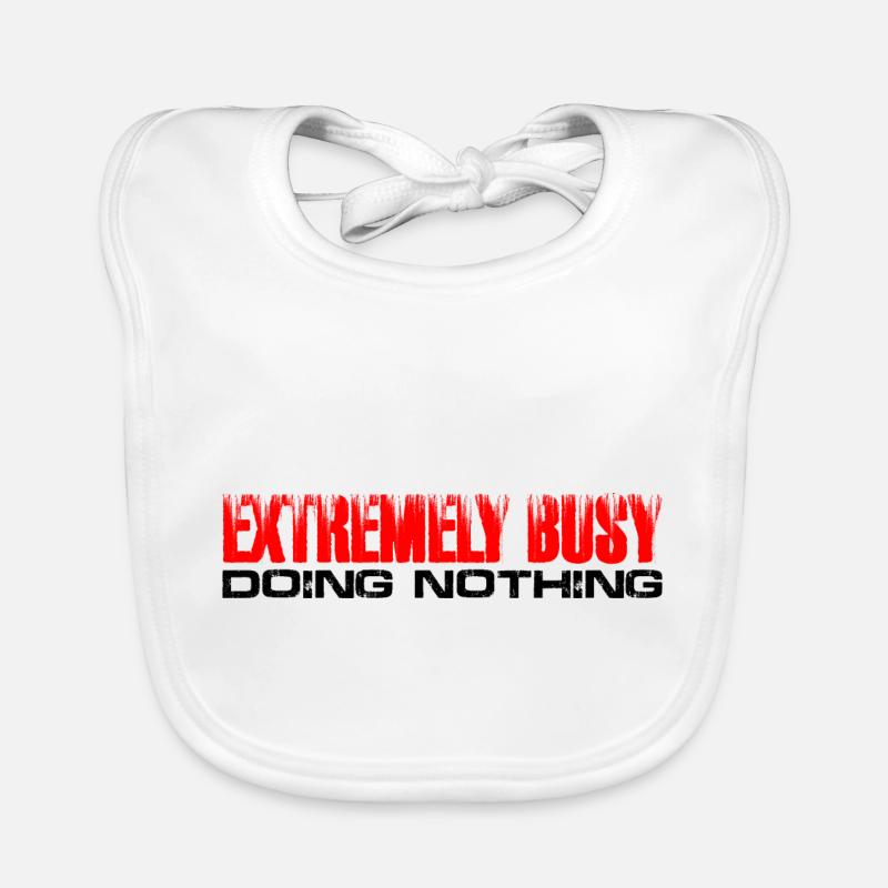 Extremely Busy Doing Nothing 7 Baby Bio-Lätzchen