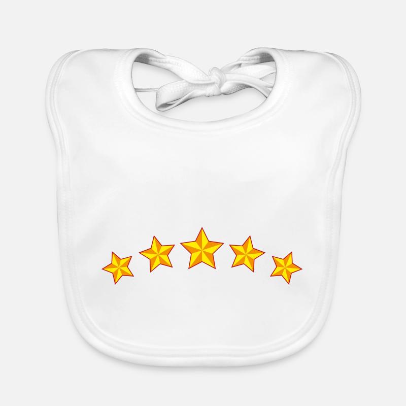 Star arc 3 colors Organic Baby Bibs
