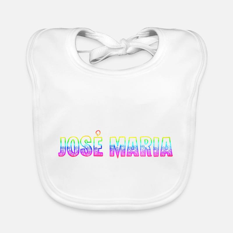 josé maria rs regenbogen Baby Bio-Lätzchen