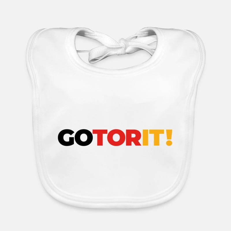 German Sports Teams - Go Tor It! Organic Baby Bibs