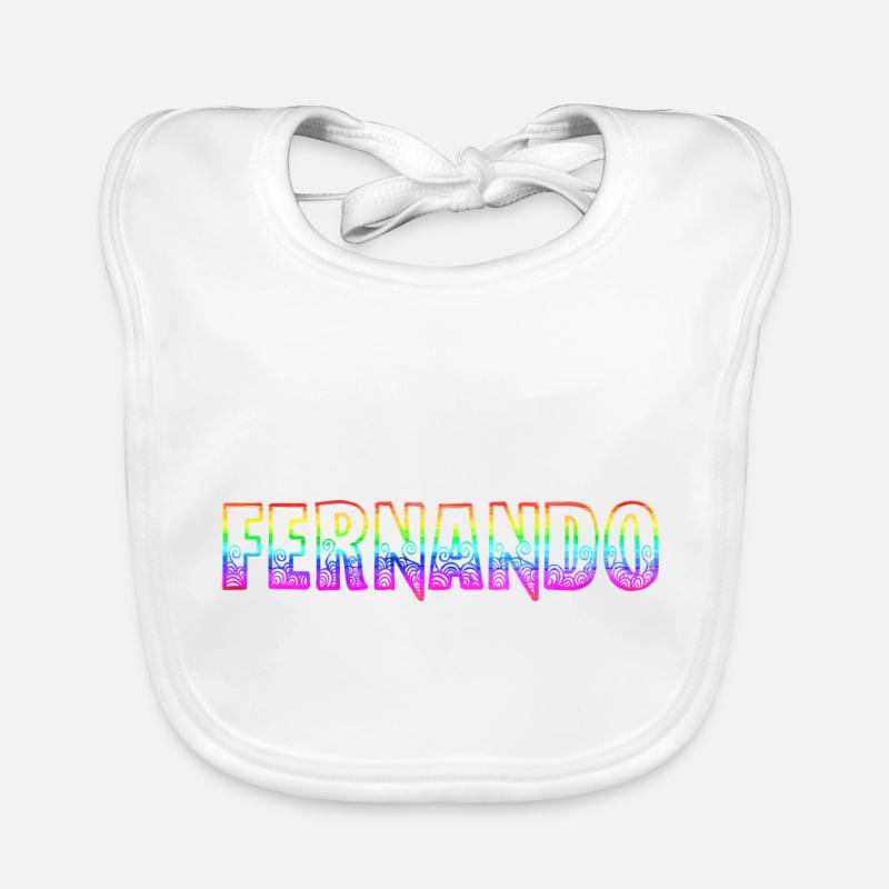 fernando rs regenbogen Baby Bio-Lätzchen