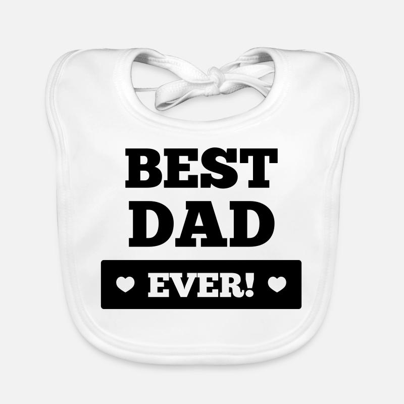 Best dad ever Baby Bio-Lätzchen