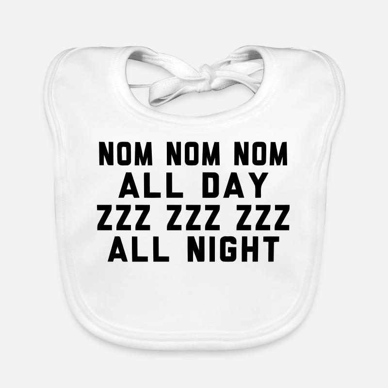 EATING AND SLEEPING Organic Baby Bibs