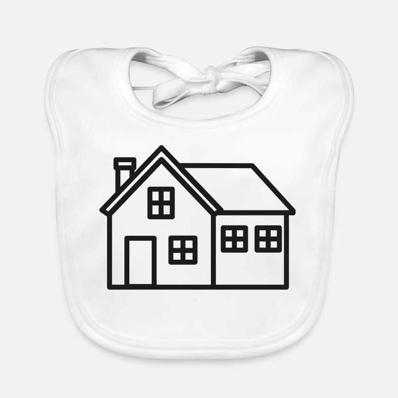 House Icon Organic Baby Bibs