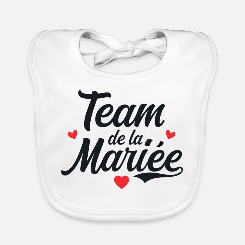 Team De La Mariée Bavoir bio Bébé