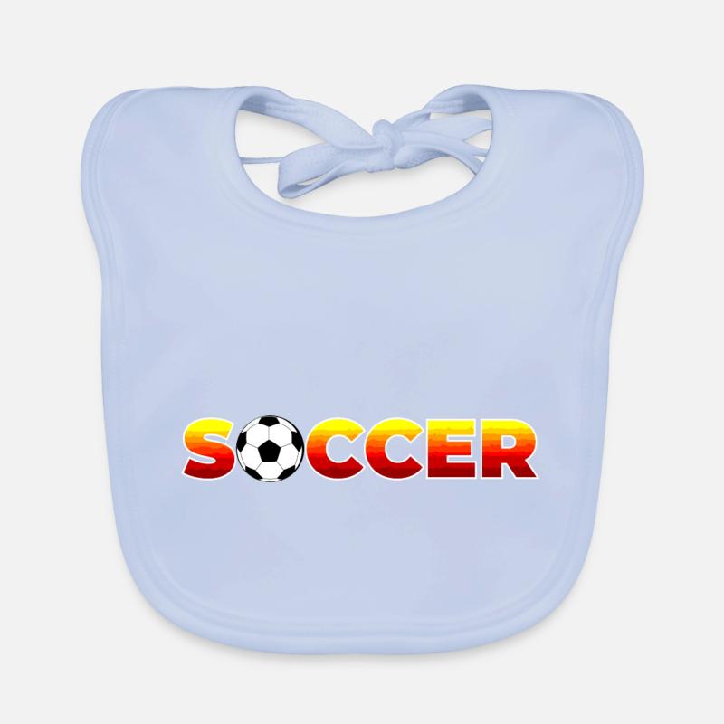 Fußball Baby Bio-Lätzchen