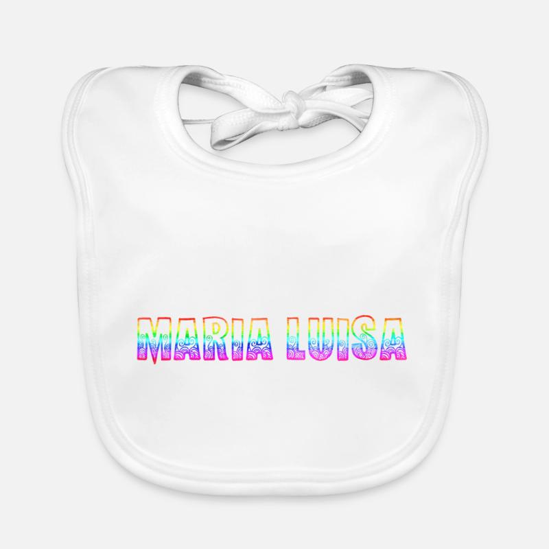 maria luisa rs regenbogen Baby Bio-Lätzchen