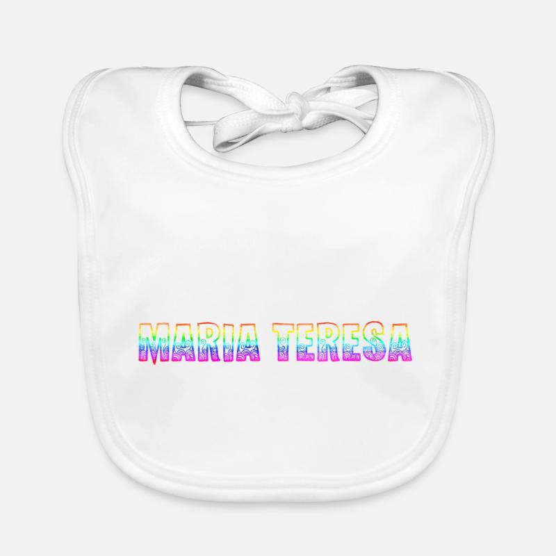 maria teresa rs regenbogen Baby Bio-Lätzchen