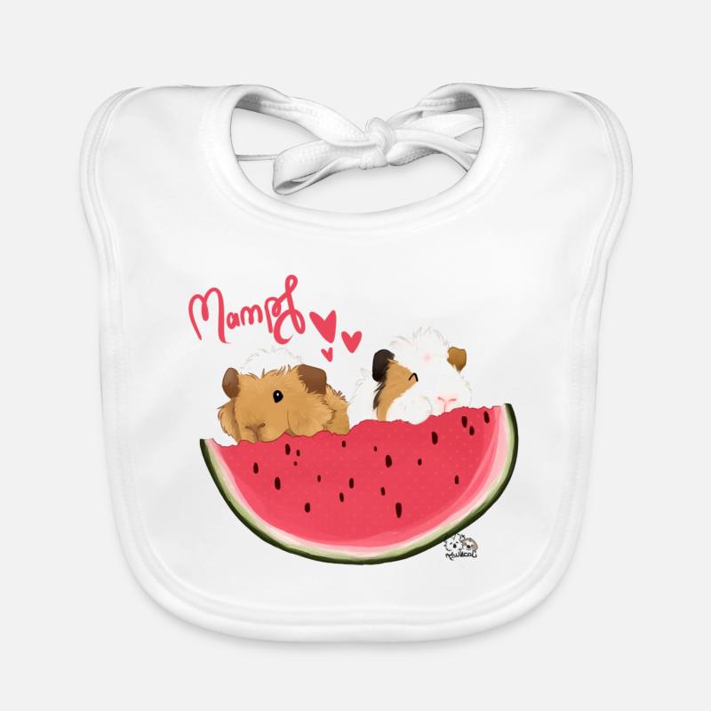 Mampf - Baby Bio-Lätzchen - Weiß