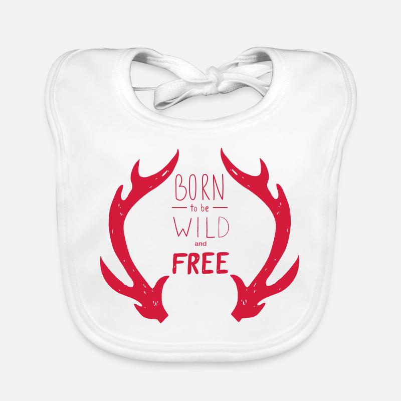 né sauvage libre Bavoir bio Bébé