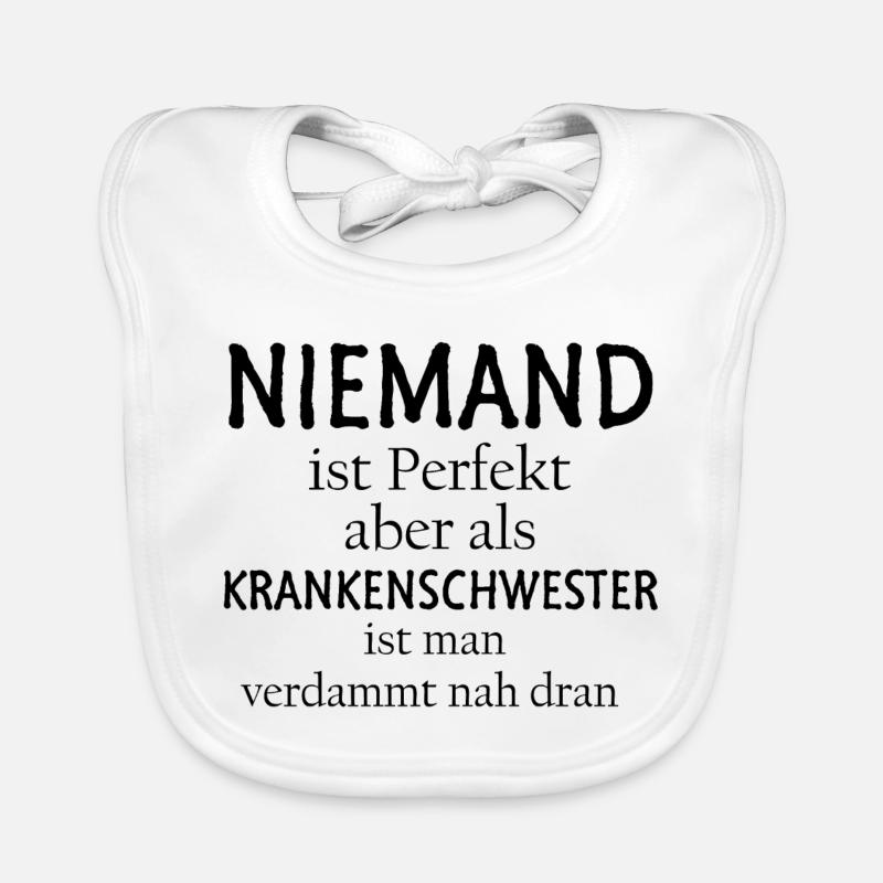 Krankenschwester Baby Bio-Lätzchen