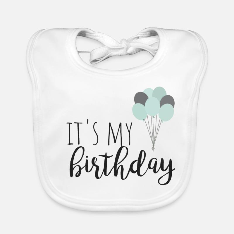 C’est mon anniversaire Bavoir bio Bébé