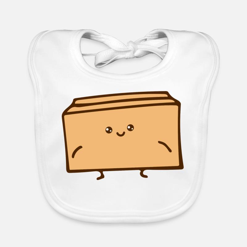 Cardboard - Funny - Packaging Organic Baby Bibs