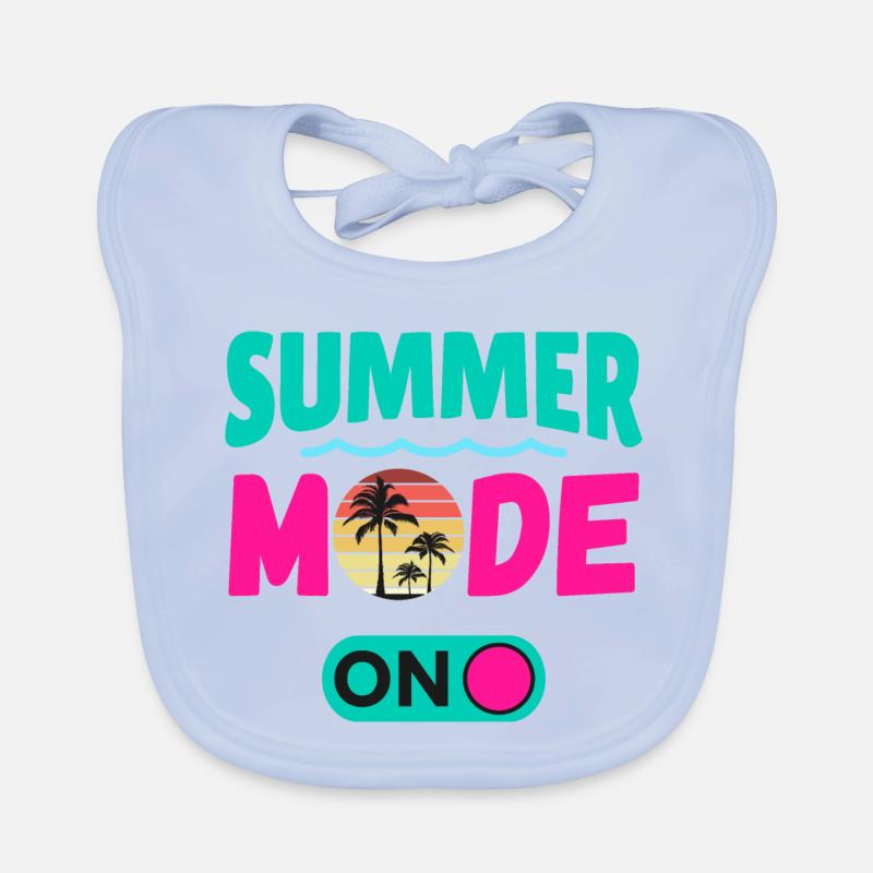 Sommermodus Ein Baby Bio-Lätzchen