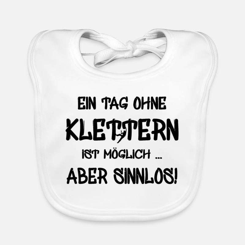 klettern Klettern Baby Bio-Lätzchen