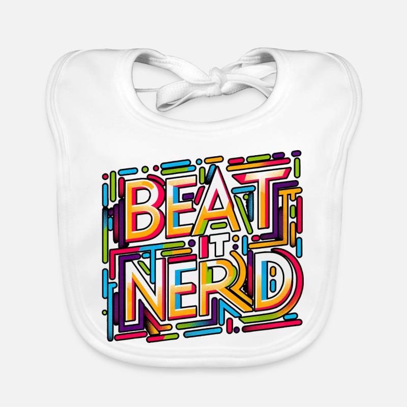 Battez-le Nerd 14 Bavoir bio Bébé