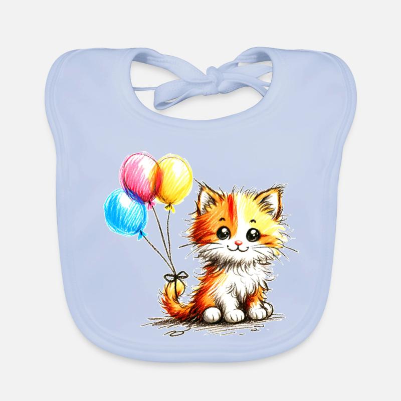 Kätzchen Baby Bio-Lätzchen