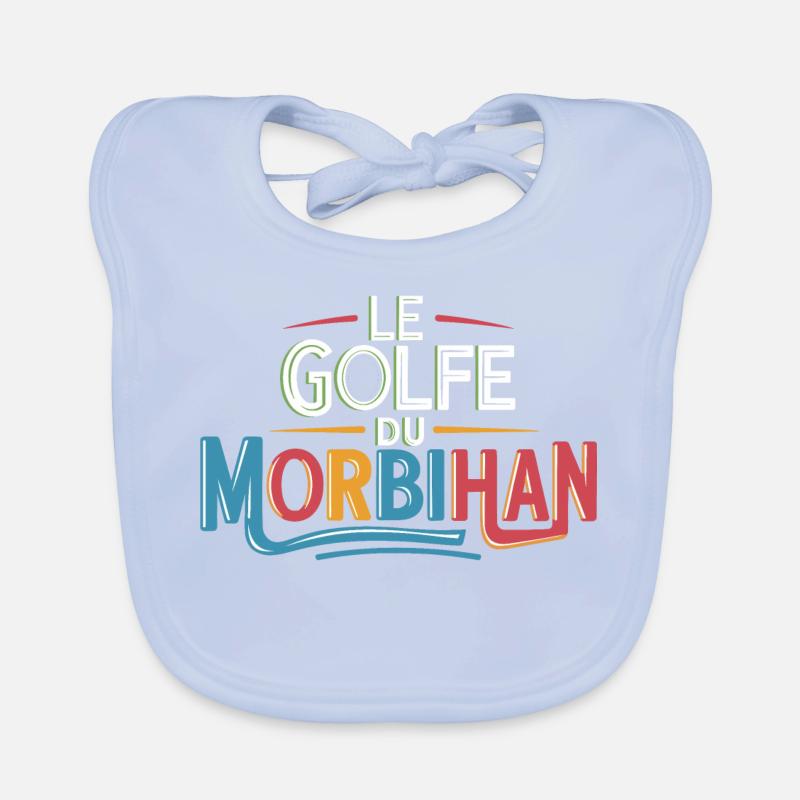 Le Golfe du Morbihan Bavoir bio Bébé