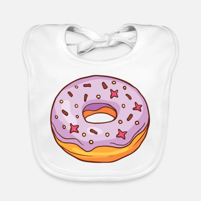 Donuts Confiserie Cookie Törtchen Kuchen Torten Baby Bio-Lätzchen