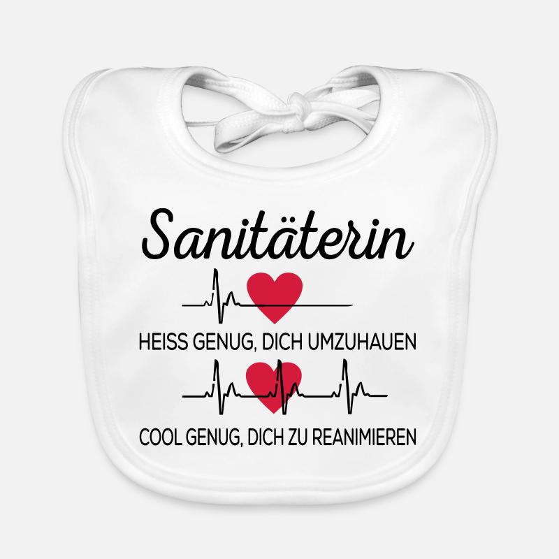Sanitäterin Baby Bio-Lätzchen