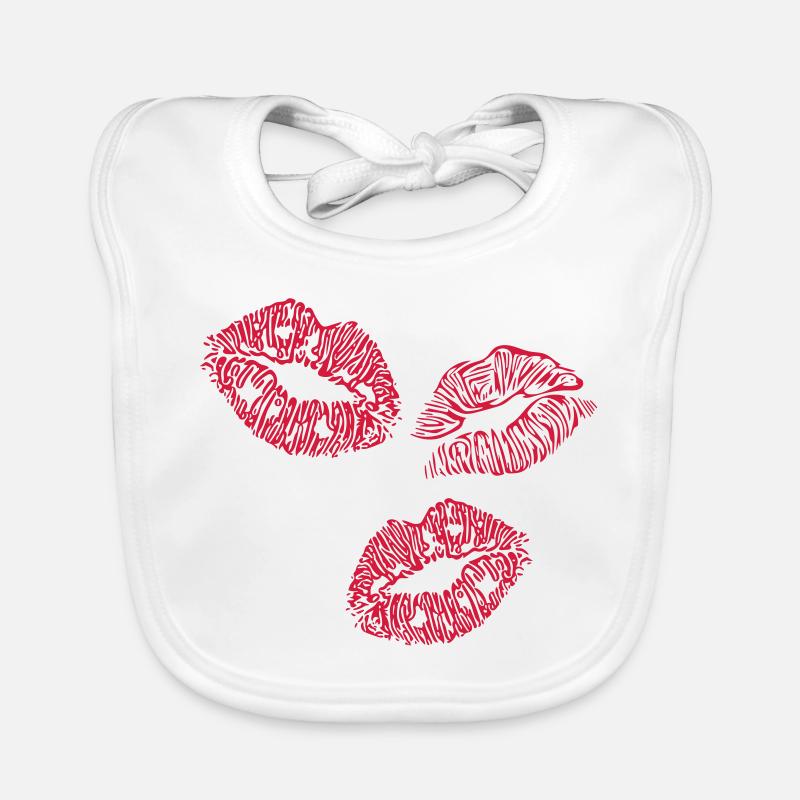 lips Organic Baby Bibs