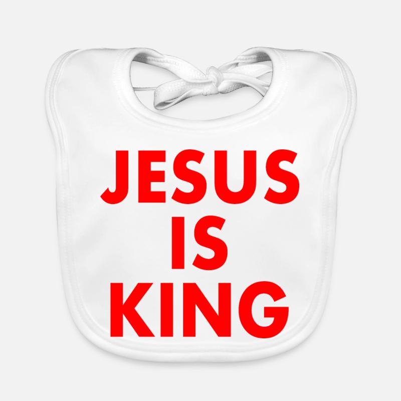 Jesus is king Bavoir bio Bébé