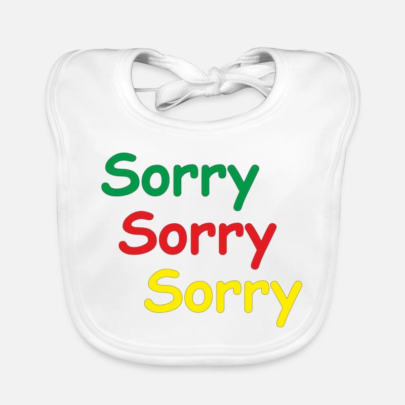 Sorry Organic Baby Bibs