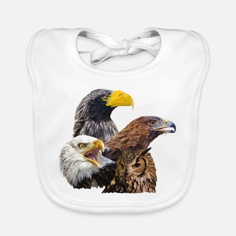 Raptors Organic Baby Bibs