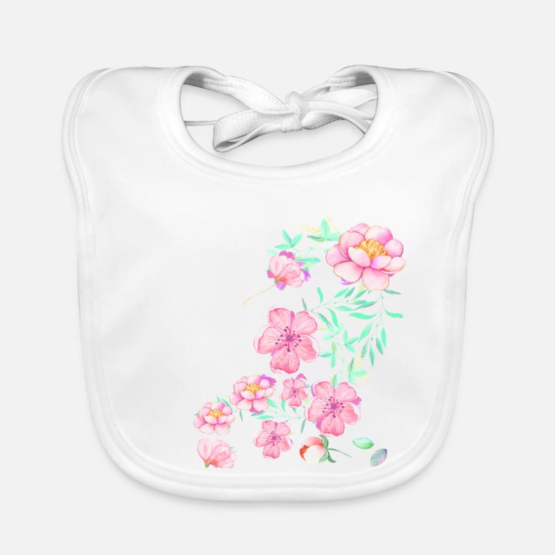 fleur de cerisier,fleurs,fleur,floral,fleur Bavoir bio Bébé