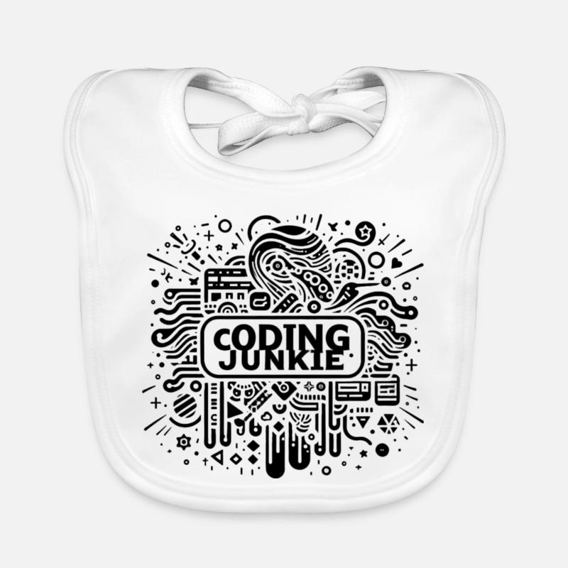 Coding Junkie 17 Organic Baby Bibs