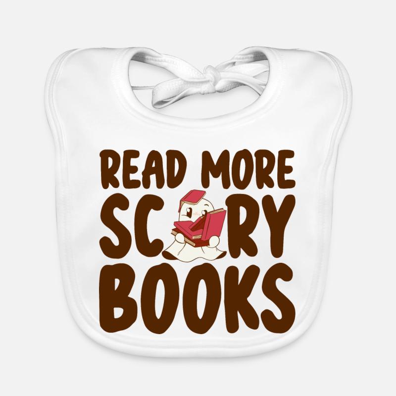 Read More Scary Books 2 Baby Bio-Lätzchen