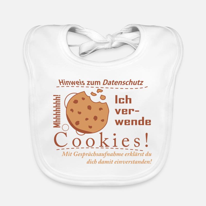 Cookies Datenschutzspruch Baby Bio-Lätzchen